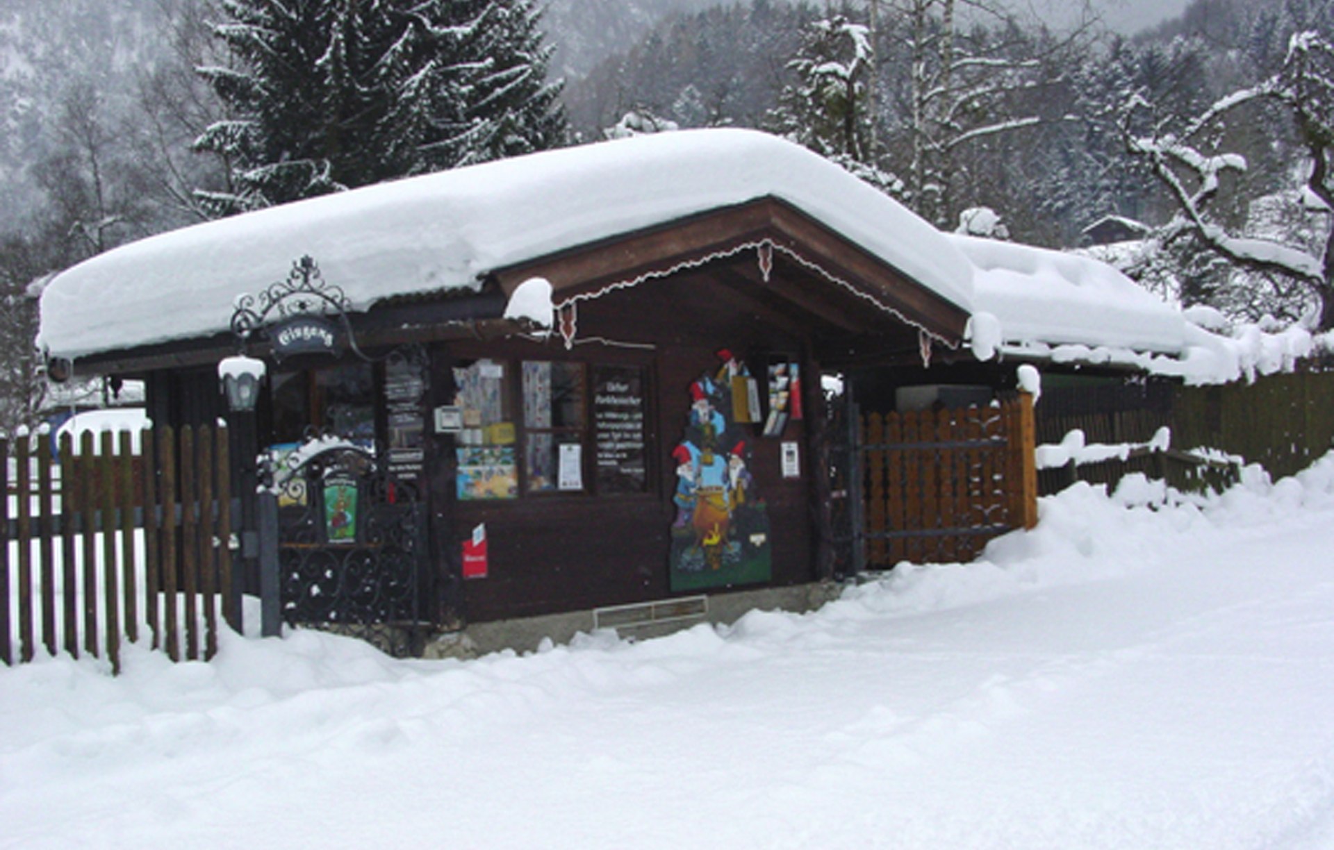 Ganz still ist es im Winter im Märchenpark